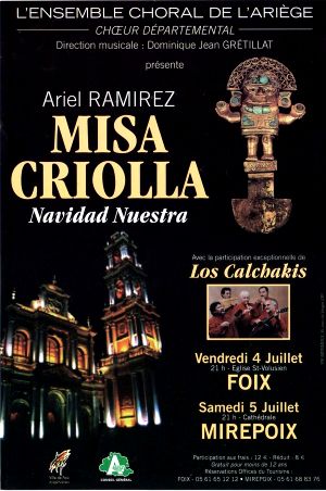 Affiche concert Los Calchakis