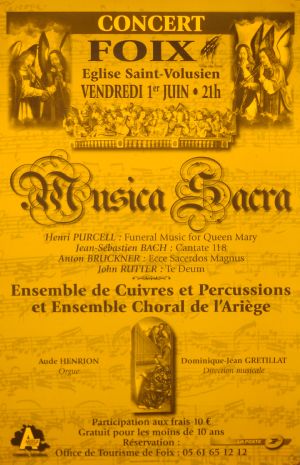 Affiche Musica Sacra