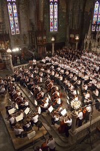 Verdi - Choeur et orchestre tribune